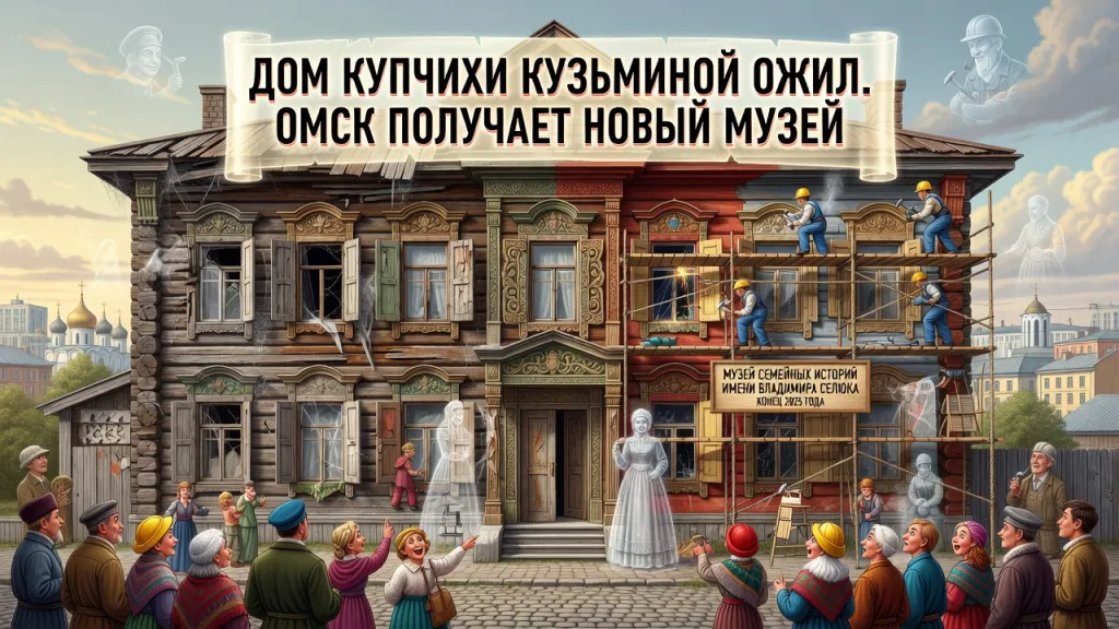 Дом купчихи Кузьминой ожил. Омск получает новый музей